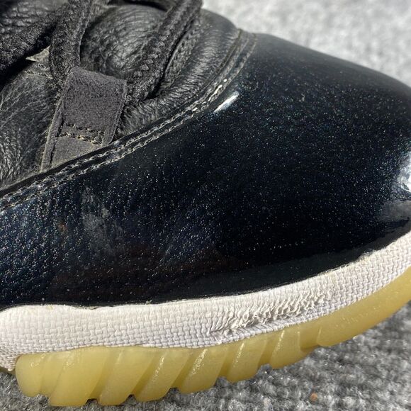 Jordan 11 Retro 72-10 Mens Size 8.5 Shoes Black Red Athletic Basketball Sneakers - Picture 11 of 13